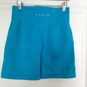 *NEW* NVGTN Aqua Blue Contour Shorts